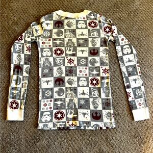 HANNA ANDERSSON HOLIDAY “STAR WARS” Pajama Set. Youth Size 8. Barely Worn!